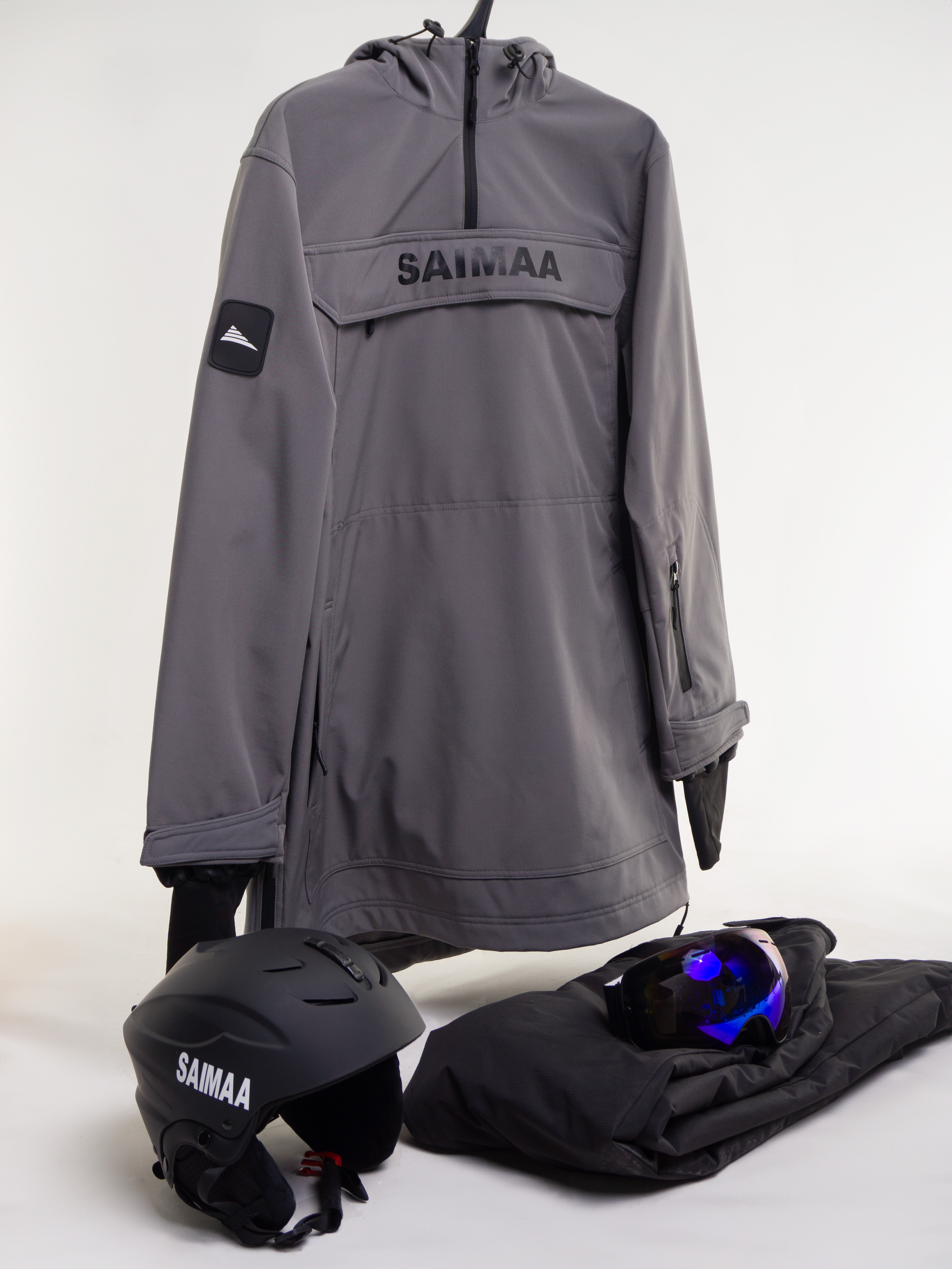 Анорак женский "Saimaa" Размер: XXXL (54), Артикул: GLO-05, Цвет: серый