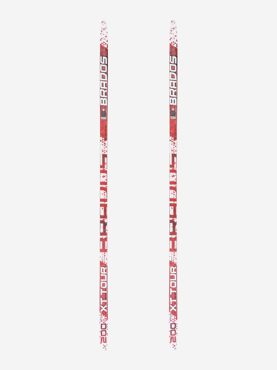 Комплект Лыжи STC Step (200см) Brados XT Tour Red Wood Core+ крепление NNN + палки 155 +упаковка