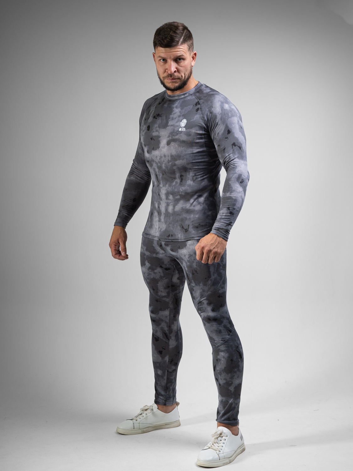 Комплект термобелья SAIMAA_ARCTIC ARMOR мужской, зеленый камуфляж, 58 р-р
