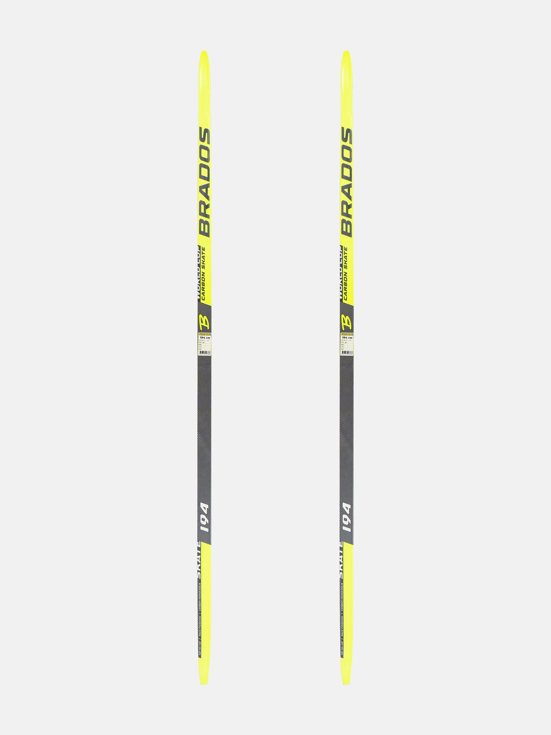 Лыжи STC Brados Carbon Skate (желтые)  194 см (М2)