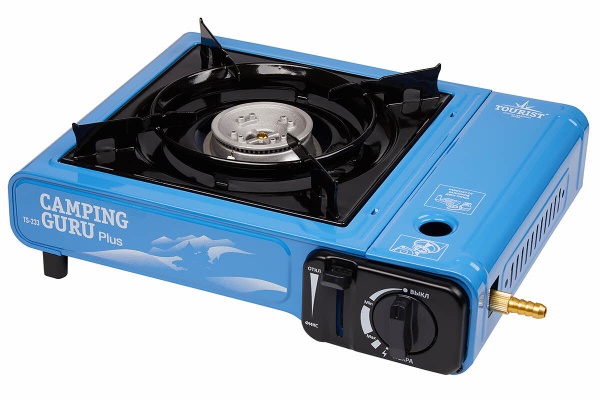 Газовая портат.плита с переходником CAMPING GURU PLUS, TS-233
