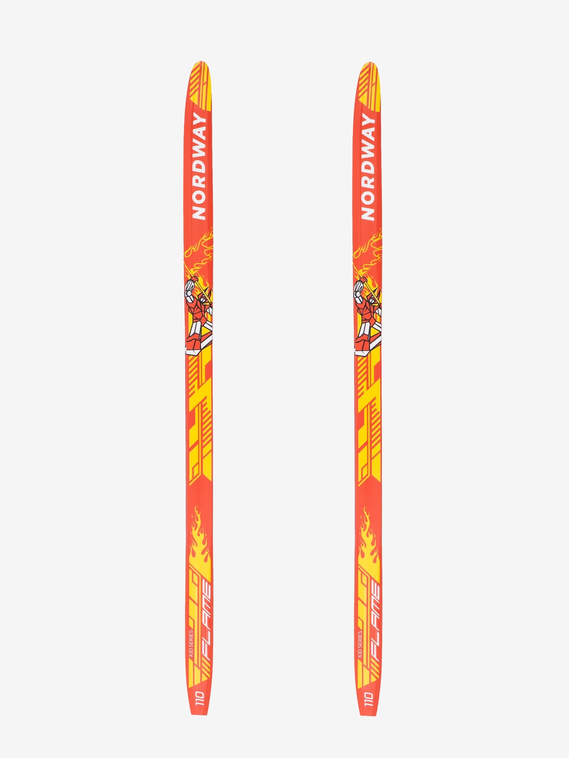 Лыжи беговые STC Step (длина 110см) Flame