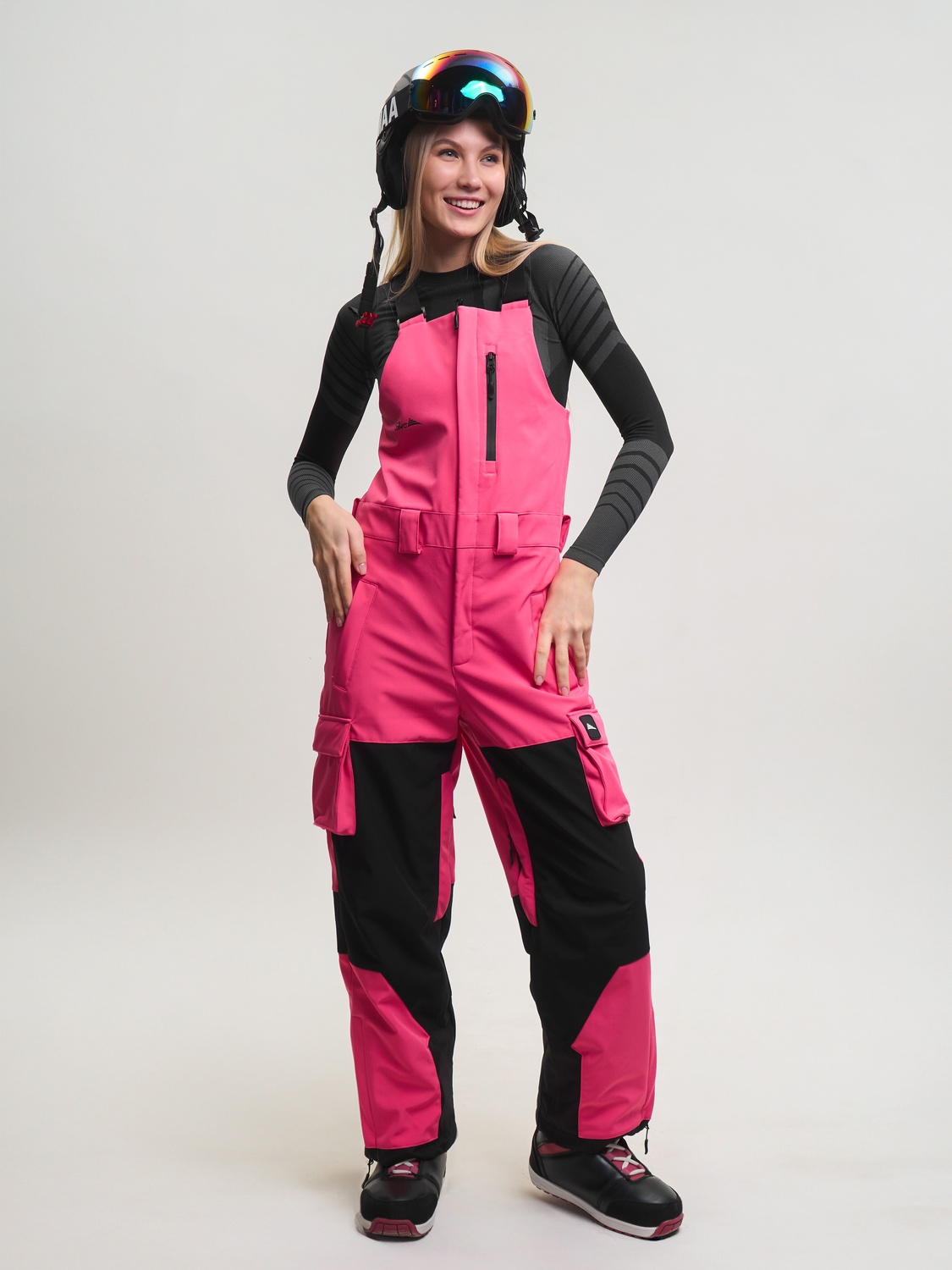 Полукомбинезон женский "Saimaa" Размер: XXL (52), Артикул: GLO-09, Цвет: розовый