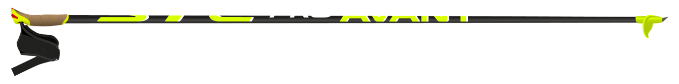 Палки лыжные STC AVANTI PRO уголь 100%, 175 см
