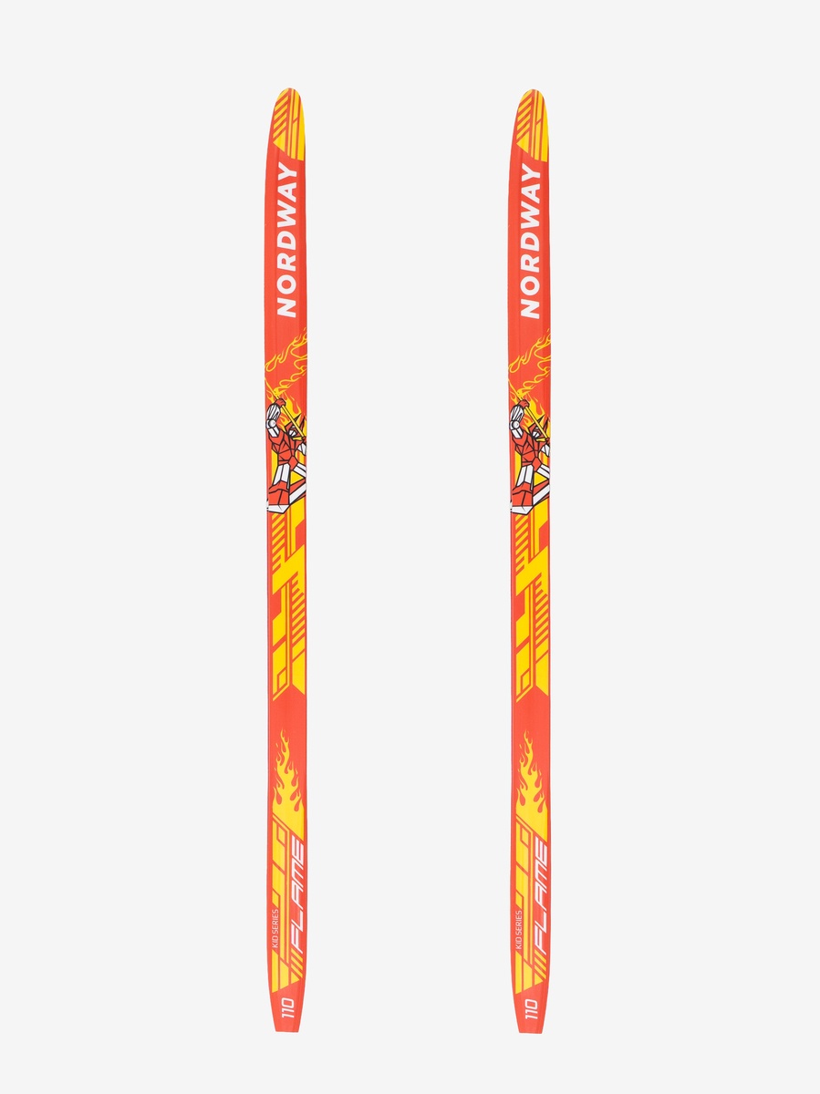 Лыжи беговые STC Step (длина 110см) Flame