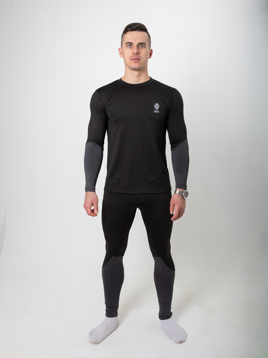 Комплект термобелья SAIMAA_ARCTIC ARMOR мужской, двухцветное, серый, 54 р-р