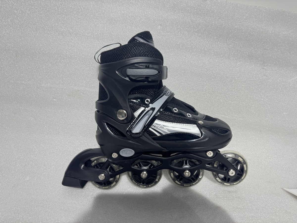 DJS-905 PU Star Роликовые коньки черные, размер S (31-34)