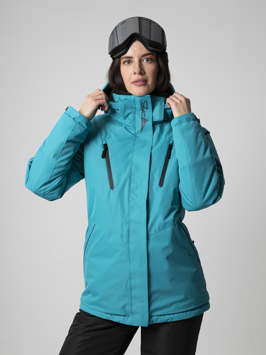 Куртка женская "Saimaa" Артикул: GLO-19, Размер: XXXL (54-56), цвет бирюзовый