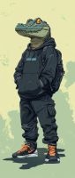 Пенни борд 58 см, "Crocodile", Артикул: SH03
