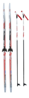 Комплект Лыжи STC(185см) Brados LS Sport легкий спорт +крепление 75мм(Sportmaxim)+палки 145+упаковка
