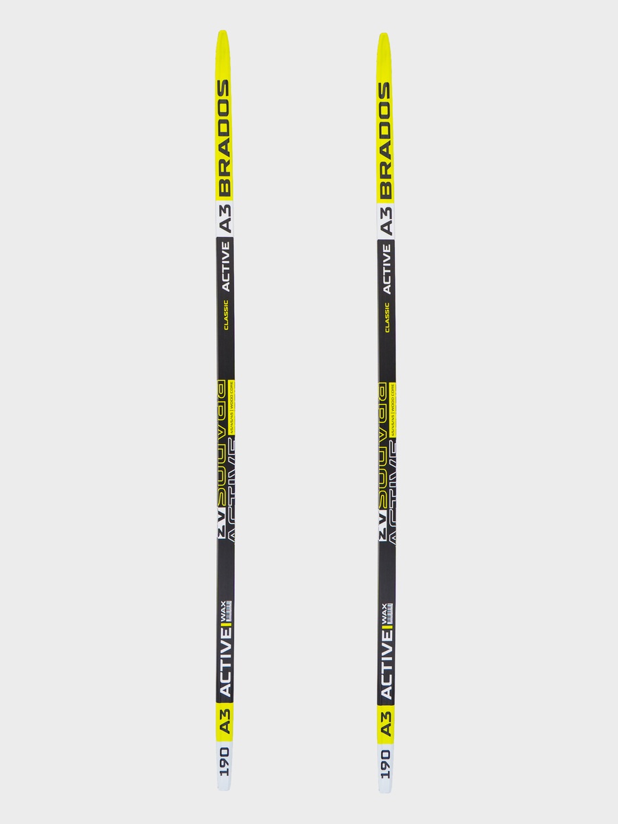 Лыжи беговые STC (длина 205см) Brados LS Yellow