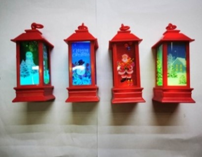 TLCLB07-2, Подвесной фонарик на батарейках (RGB), мигающий свет, р-р 5*5*13cm