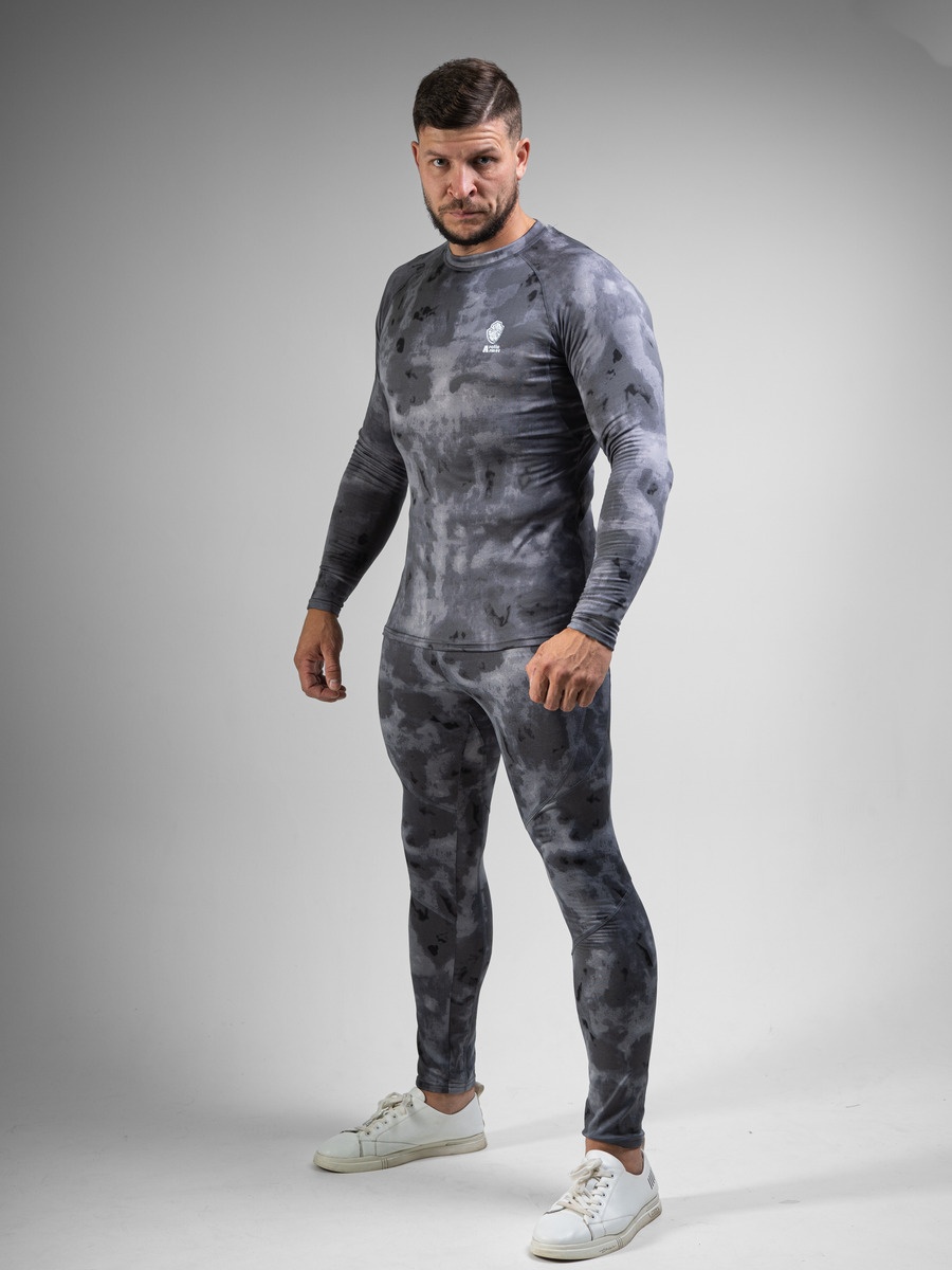 Комплект термобелья SAIMAA_ARCTIC ARMOR мужской, серый камуфляж, 54 р-р