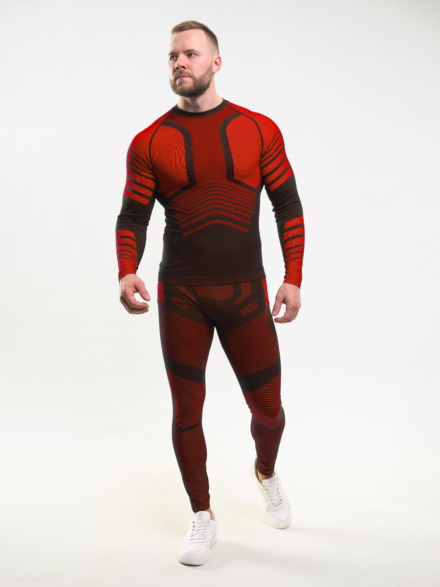 Комплект термобелья SAIMAA_X-LINE (sport) мужской, черный с красным, 50 (L) р-р NEW