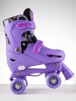 DJS-705 Set PVC Space, Комплект "Ролики, шлем, защита, сумка" фиолетовый  XS(27-30)
