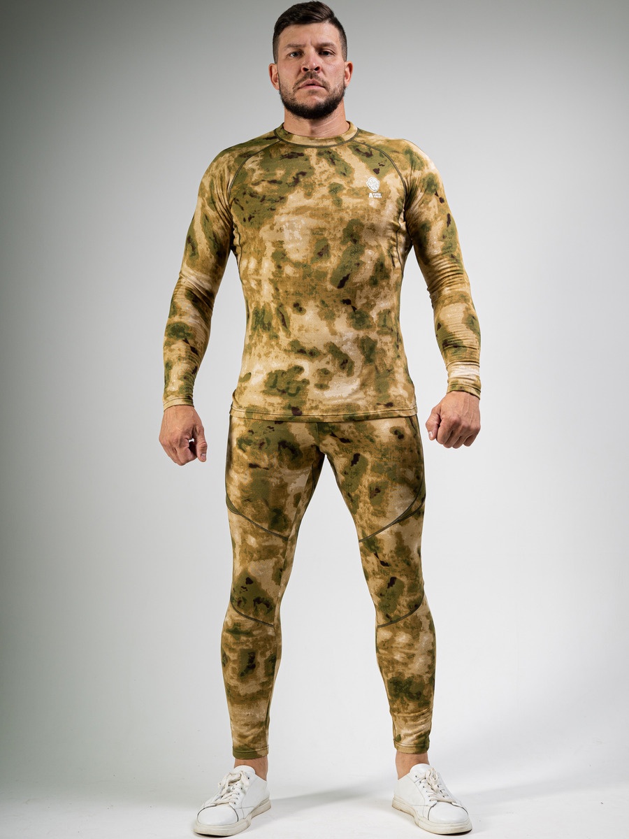 Комплект термобелья SAIMAA_ARCTIC ARMOR мужской, зеленый камуфляж, 50 р-р
