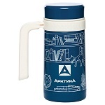 АРКТИКА 412-500 (синяя) Термос-кружка вакуумная, бытовая, с ручкой, 500 мл