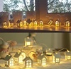 (SP-05)TLCLB05, Гирлянда "Домики" 10 LED, 2 м (желтый)