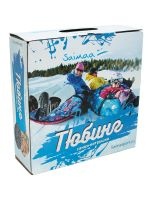 Комплект Ватрушка "Божья коровка" 100 см (синий) + камера + шоубокс